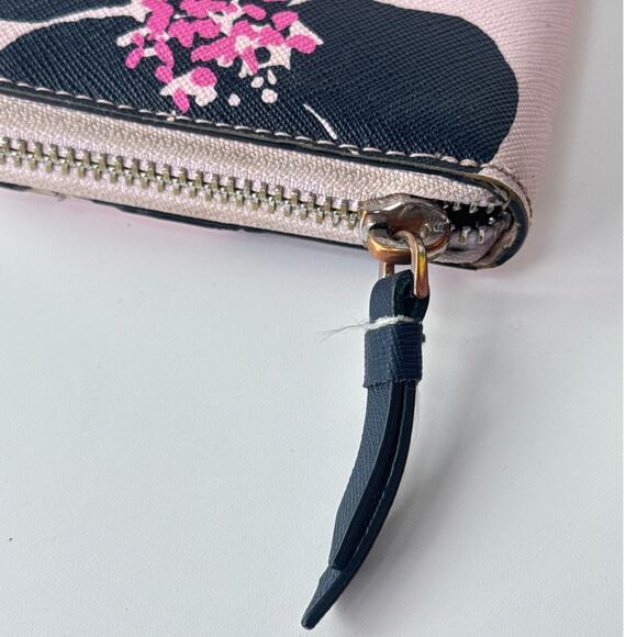 Kate Spade Pink and Black Floral Wallet - Picture 9 of 14